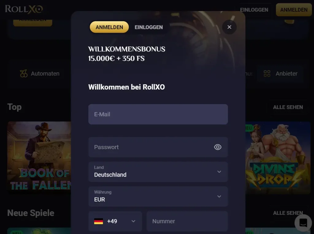 RollXO Login