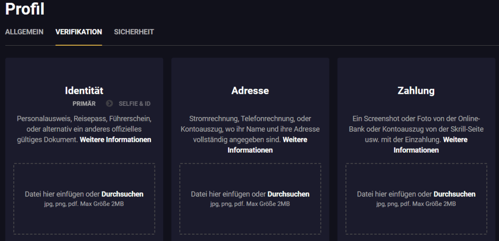 RollXO Verifikation